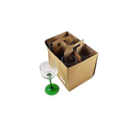 Carton verres de vin d'Alsace "Ballon d'Alsace" x6 Carton verres de vin d'Alsace "Ballon d'Alsace" x6